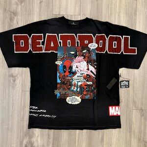 Civil Regime x Marvel Hero Elite Deadpool Graphic Tee Sz:Large Oversized